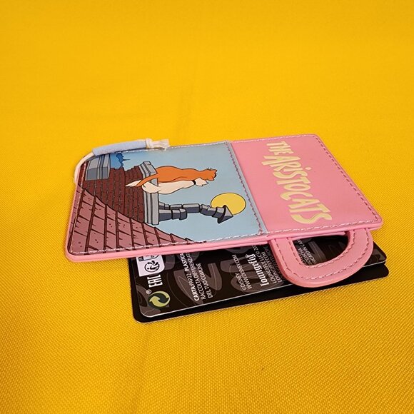 Loungefly Disney The Aristocats Movie Poster Thermos Card Holder Wallet NEW - Picture 8 of 9